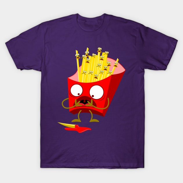 Fries Tooniefied T-Shirt by Tooniefied